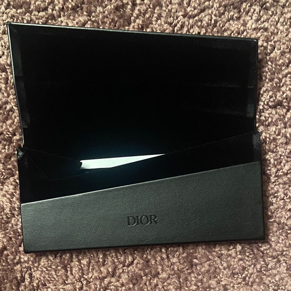 Dior AUTHENTIC Sleek Black Card Holder